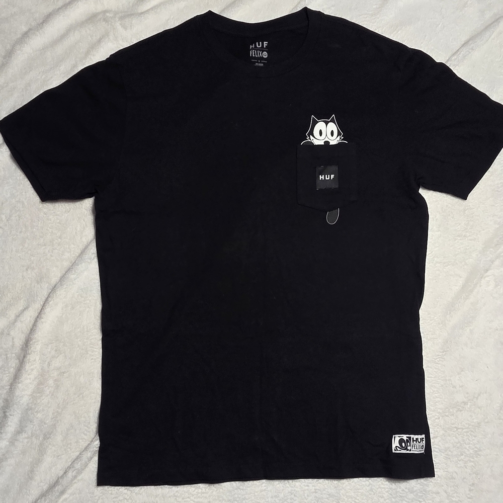 HUF Black Graphic Tee - Short Sleeve